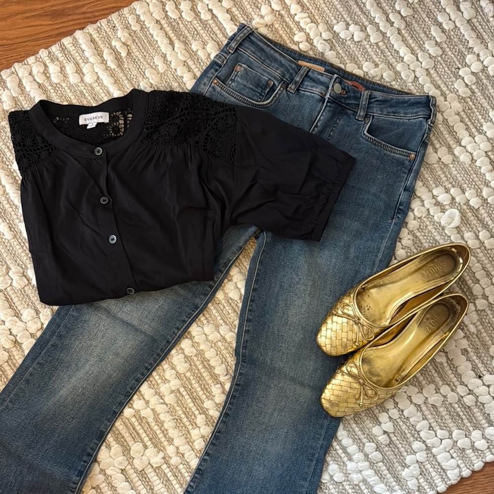 Pilcro Icon high rise  flare jeans